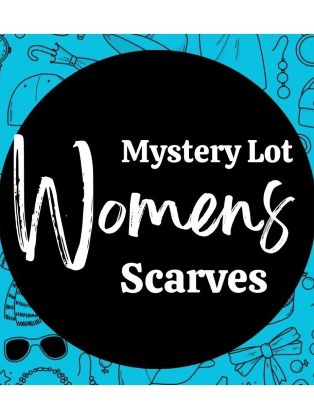 Mystery Lot Womens Scarves Mixed Colors Patterns Bundle‎ Fall Winter Spring